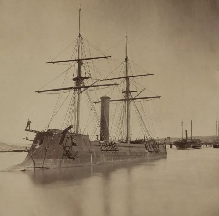 Framed Print : US Civil War. CSS Stonewall, a French built ram, was purchased for the Confederacy late in the war, c.1864-65 Framed Print : US Civil War. CSS Stonewall, a French built ram, was purchased for the Confederacy late in the war, c.1864-65