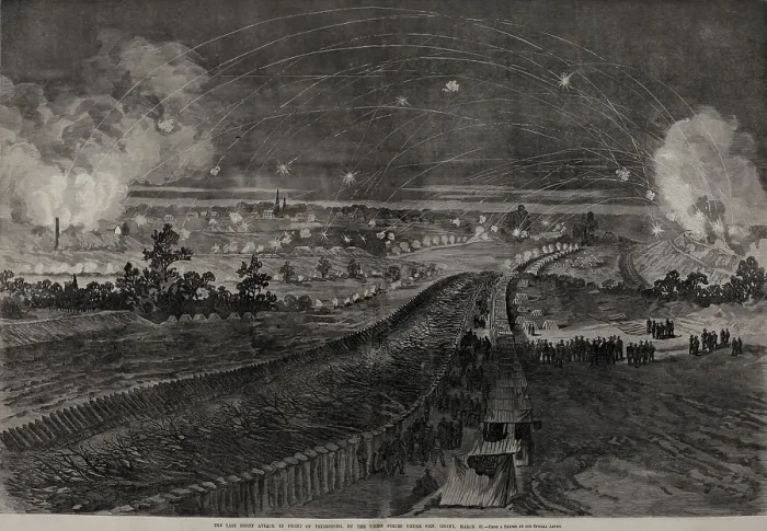 Framed Print : US Civil War. The Fall of Petersburg and Richmond, March 26-April 2 Framed Print : US Civil War. The Fall of Petersburg and Richmond, March 26-April 2