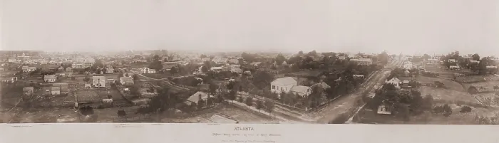 Framed Print : US Civil War. Federal occupation of Atlanta, Georgia, Sept. 2 -Nov. 15, 1864, by the Union Army of Gen. William Sherman Framed Print : US Civil War. Federal occupation of Atlanta, Georgia, Sept. 2 -Nov. 15, 1864, by the Union Army of Gen. William Sherman