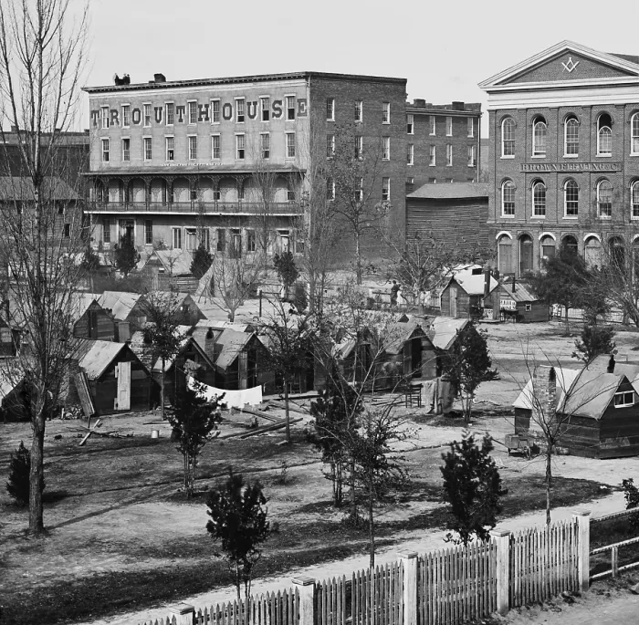 Framed Print : US Civil War. Federal occupation of Atlanta, Georgia, Sept. 2 - Nov. 15, 1864, by the Union Army of Gen. William Sherman Framed Print : US Civil War. Federal occupation of Atlanta, Georgia, Sept. 2 - Nov. 15, 1864, by the Union Army of Gen. William Sherman
