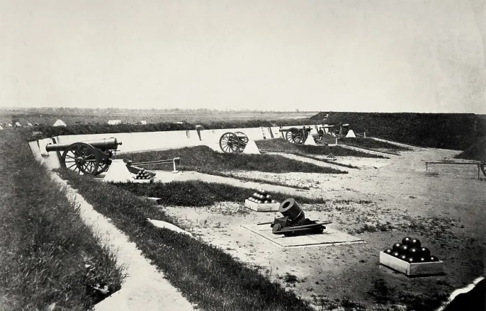 Framed Print : The Civil War, Fort Carroll, photograph by Andrew J. Russell, near Giesboro, District of Columbia, 1861-1865 Framed Print : The Civil War, Fort Carroll, photograph by Andrew J. Russell, near Giesboro, District of Columbia, 1861-1865