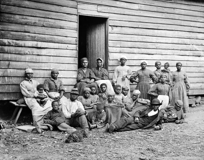 Framed Print : The Civil War. Freed slaves ('contrabands') at Cumberland Landing, Va. Washington, DC. 1862 Framed Print : The Civil War. Freed slaves ('contrabands') at Cumberland Landing, Va. Washington, DC. 1862