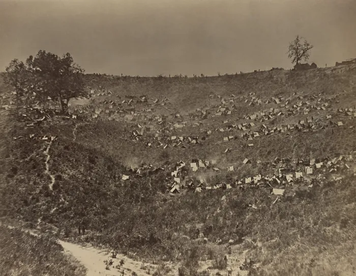 Framed Print : US Civil War. The Overland Campaign, Battle of Spotsylvania, May 8 to 18, 1864