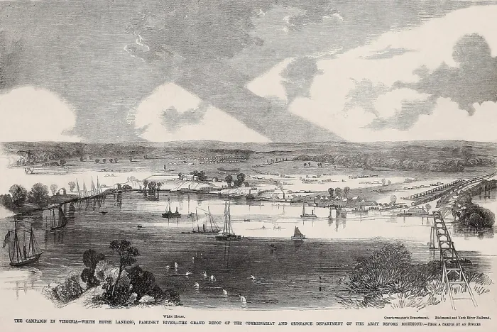 Framed Print : US Civil War, Peninsula Campaign, April-August, 1862