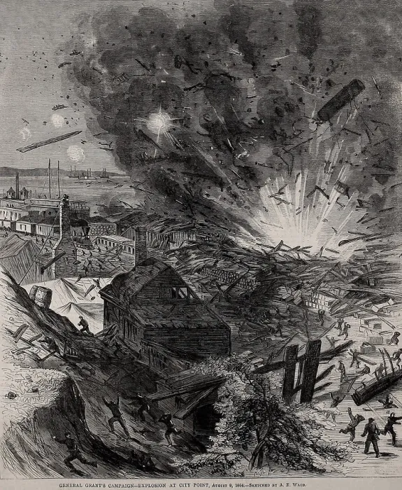 Framed Print : US Civil War. Petersburg Campaign, June 9, 1864 to March 25, 1865
