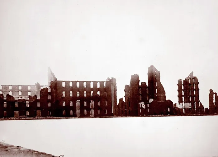 Framed Print : The Civil War, the ruins of the Gallego Flour Mills, Richmond, Virginia, April, 1865 Framed Print : The Civil War, the ruins of the Gallego Flour Mills, Richmond, Virginia, April, 1865