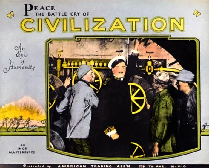 Framed Print : CIVILIZATION, lobbycard, 1916
