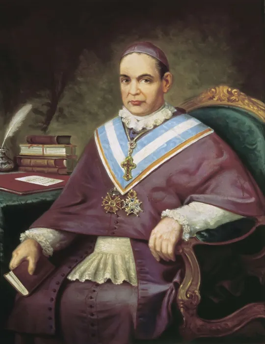 Framed Print : CLARET, Saint Antonio Mara (1807-1870). Copy by F. Padial after a painting by Vicente Lpez. Oil on canvas. SPAIN. Madrid. Romantic Museum. AISA / Everett Collection**US SALES ONLY**