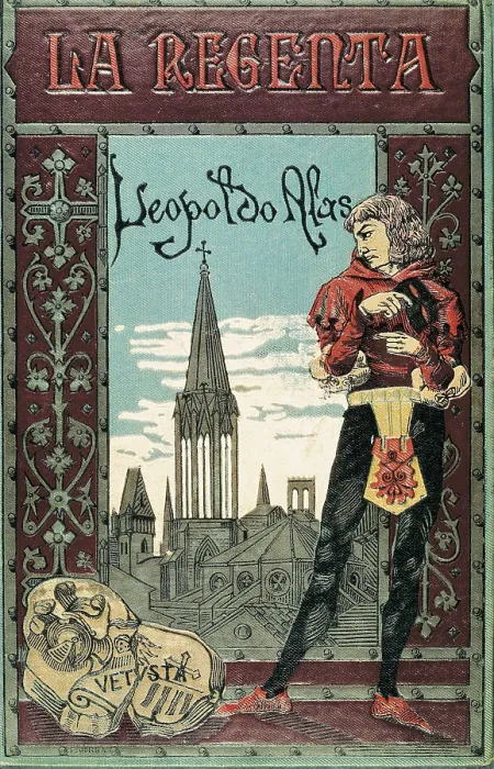 Framed Print : CLARIN, Leopoldo Alas y Urea, also called (1852-1901). Front page of the novel 'La Regenta', Barcelona (1884). Painting. AISA / Everett Collection**US SALES ONLY**
