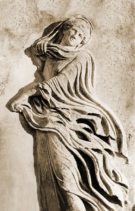 Framed Print : Classical Greek dancer. Albumen print from ca. 1870 Framed Print : Classical Greek dancer. Albumen print from ca. 1870