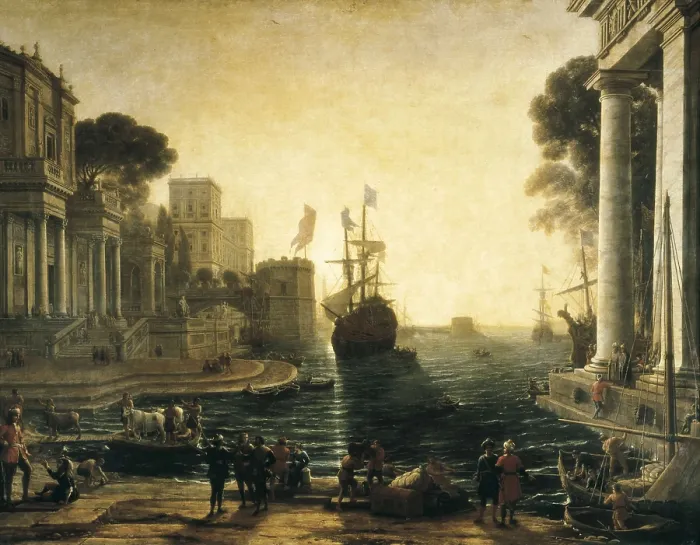 Framed Print : Claude Lorrain (1600-1682). Ulysses Returning Chryseis to her Father. c. 1639-1665. Painted for M. Liancourt. Baroque art. Oil on canvas. FRANCE. Paris. Louvre Museum Framed Print : Claude Lorrain (1600-1682). Ulysses Returning Chryseis to her Father. c. 1639-1665. Painted for M. Liancourt. Baroque art. Oil on canvas. FRANCE. Paris. Louvre Museum
