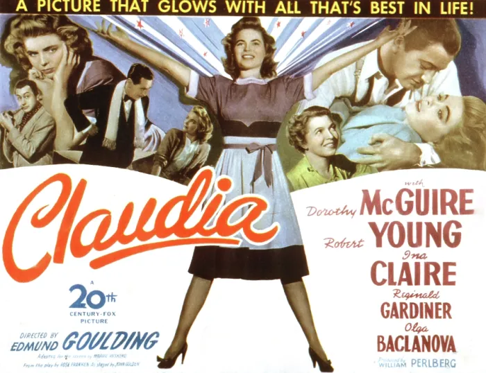 Framed Print : CLAUDIA, Dorothy McGuire, Robert Young, Reginald Gardiner, Ina Claire, 1943, TM and copyright 20th Century Fox Film Corp. All rights reserved  /  Courtesy: Everett Collection