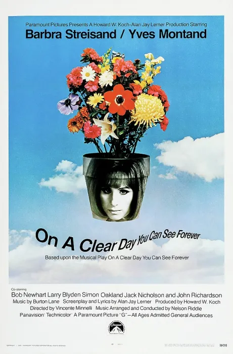 Framed Print : ON A CLEAR DAY YOU CAN SEE FOREVER, US poster art, Barbra Streisand, 1970 Framed Print : ON A CLEAR DAY YOU CAN SEE FOREVER, US poster art, Barbra Streisand, 1970