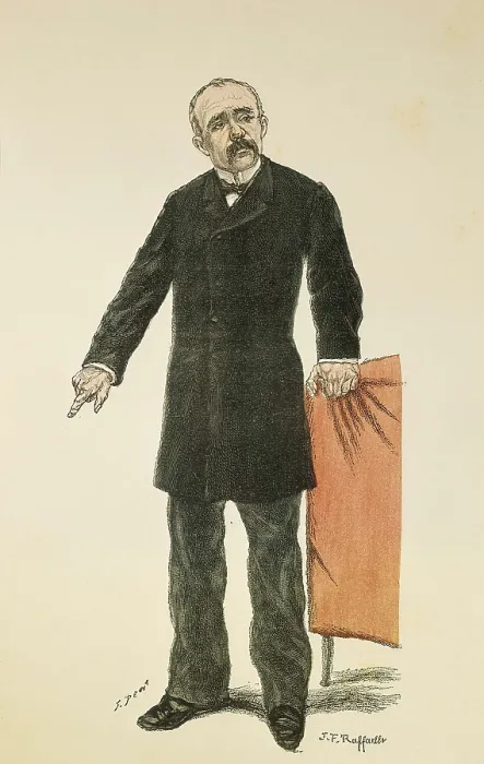 Framed Print : CLEMENCEAU, Georges (1841-1929). Engraving. ITALY. Milan. Civica Raccolta delle Stampe 'Achille Bertarelli' (Achille Bertarelli collection of prints)