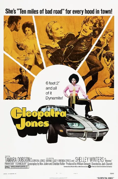 Framed Print : CLEOPATRA JONES, (poster art), Tamara Dobson, 1973