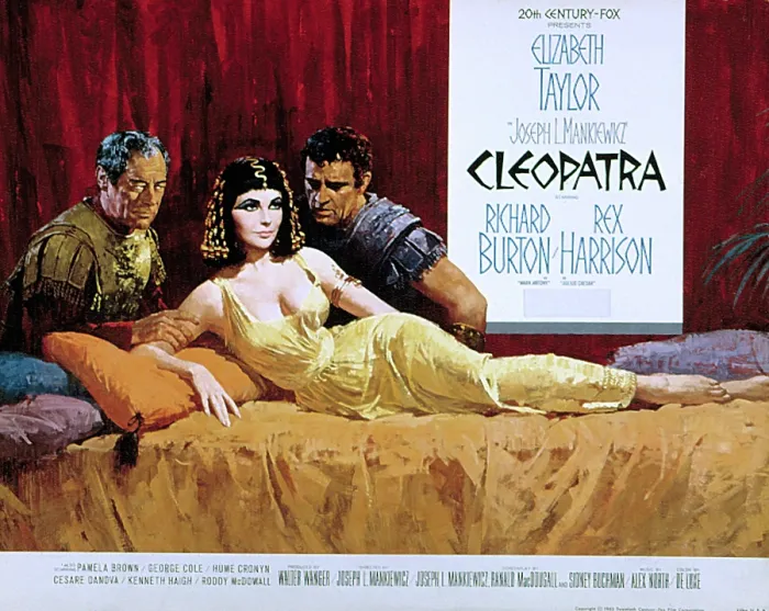 Framed Print : CLEOPATRA, Rex Harrison, Elizabeth Taylor, Richard Burton, 1963, TM and Copyright (c) 20th Century-Fox Film Corp. All Rights Reserved