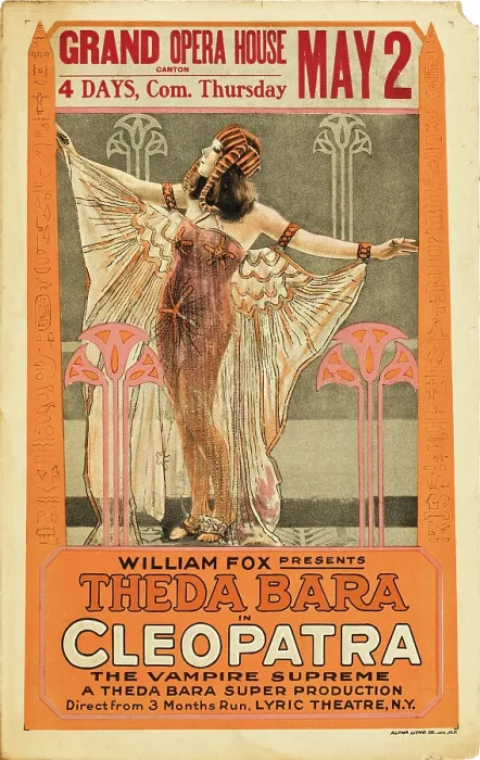 Framed Print : CLEOPATRA, Theda Bara, 1917