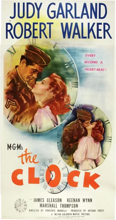 Framed Print : THE CLOCK, US poster art, from left: Judy Garland, Robert Walker, 1945 Framed Print : THE CLOCK, US poster art, from left: Judy Garland, Robert Walker, 1945