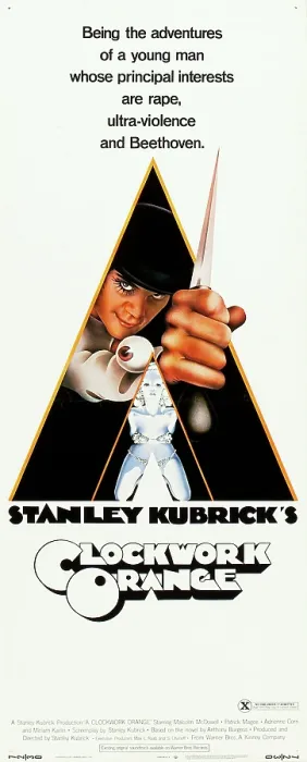 Framed Print : A CLOCKWORK ORANGE, Malcolm McDowell, poster, 1971