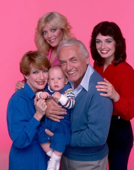 Framed Print : TOO CLOSE FOR COMFORT, clockwise from lower right, Ted Knight, Michael Cannon, Nancy Dussault, Lydia Cornell, Deborah Van Valkenburgh, 1980-85 Framed Print : TOO CLOSE FOR COMFORT, clockwise from lower right, Ted Knight, Michael Cannon, Nancy Dussault, Lydia Cornell, Deborah Van Valkenburgh, 1980-85