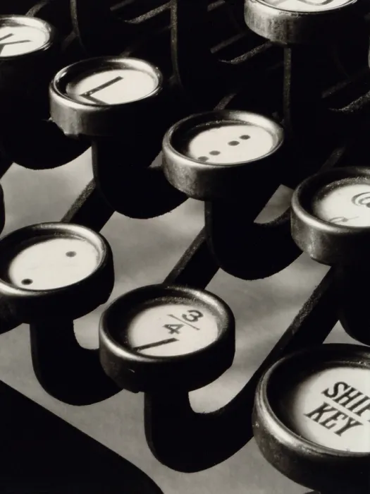Framed Print : Close up photograph of keys of a manual typewriter, by Ralph Steiner, 1921 (BSLOC_2016_8_136) Framed Print : Close up photograph of keys of a manual typewriter, by Ralph Steiner, 1921 (BSLOC_2016_8_136)