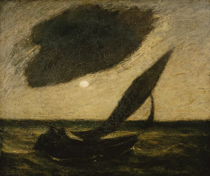 Framed Print : UNDER A CLOUD, by Albert Pinkham Ryder, 1900, American painting, oil on canvas Framed Print : UNDER A CLOUD, by Albert Pinkham Ryder, 1900, American painting, oil on canvas