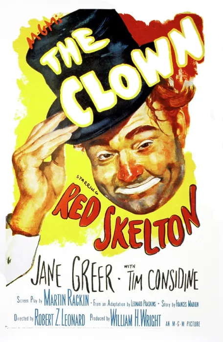Framed Print : THE CLOWN, US poster art, Red Skelton, 1953