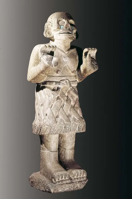 Framed Print : Coatlicue of Coxcatlan. 1325-1521. Mexican culture. Late post-classic. Aztec art. Sculpture on rock. MEXICO. Mexico City. National Museum of Anthropology