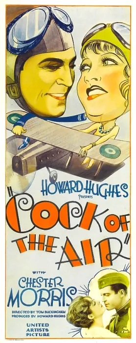 Framed Print : COCK OF THE AIR, top from left: Chester Morris, Billie Dove, bottom from left: Billie Dove, Chester Morris on insert poster, 1932