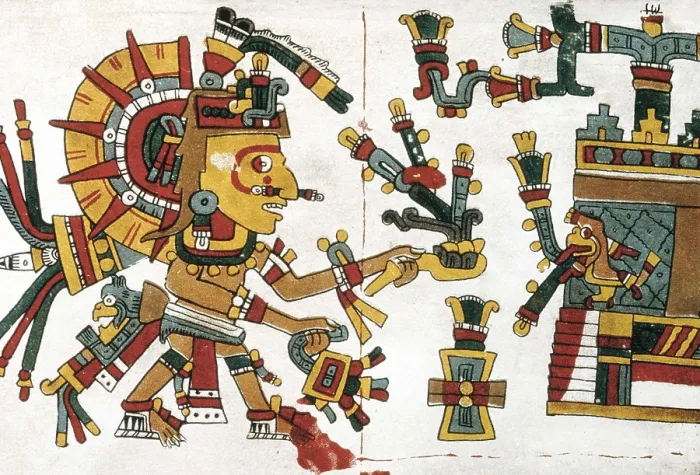 Framed Print : Codex Cospianus. 17th c. Representation of a god. Maya art. MEXICO. Mexico City. Biblioteca Nacional de Antropologa e Historia (National Library of Anthropology and History) Framed Print : Codex Cospianus. 17th c. Representation of a god. Maya art. MEXICO. Mexico City. Biblioteca Nacional de Antropologa e Historia (National Library of Anthropology and History)