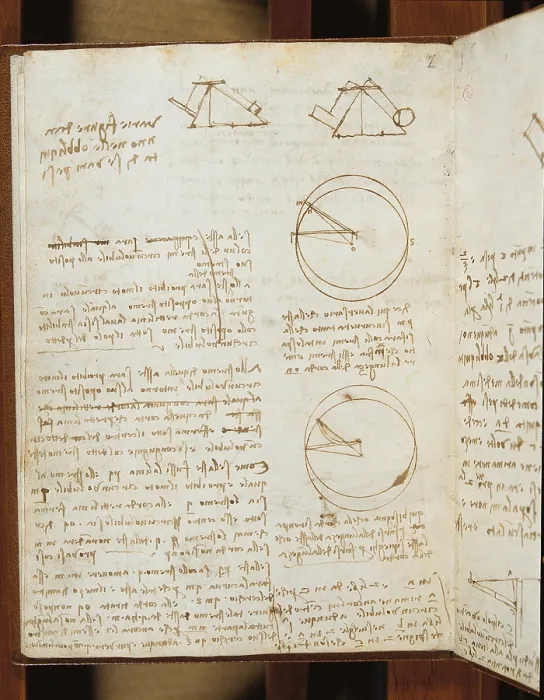 Framed Print : Codex on the Flight of Birds, by Leonardo da Vinci, 15th Century, 1505 -1506 about, paper manuscript, mm 213 x 153 - Italy, Piemonte, Turin, Royal Library, Varia 95 f. 3v