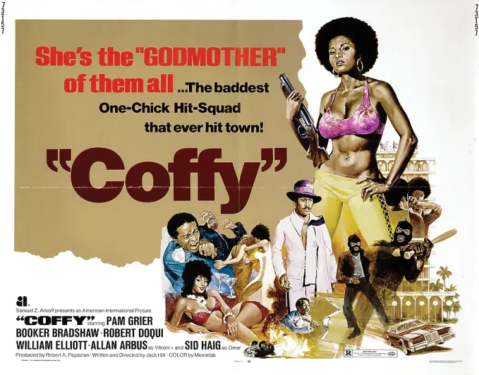 Framed Print : COFFY, Pam Grier, 1973