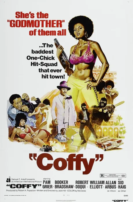 Framed Print : COFFY, US poster, Pam Grier, 1973
