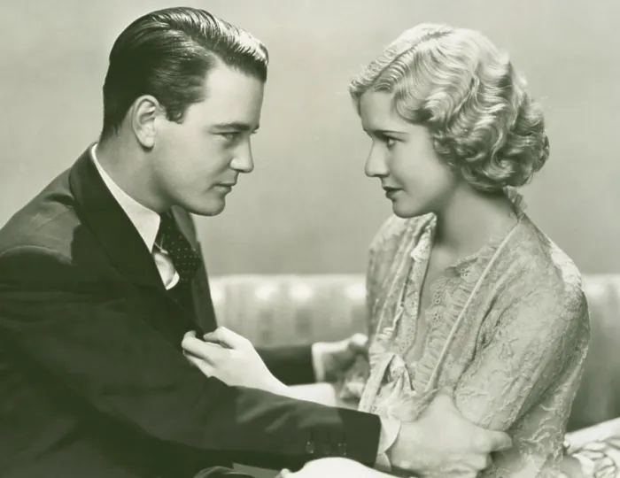 Framed Print : THE COHENS AND KELLYS IN HOLLYWOOD, l-r: Lew Ayres, June Lang, 1932
