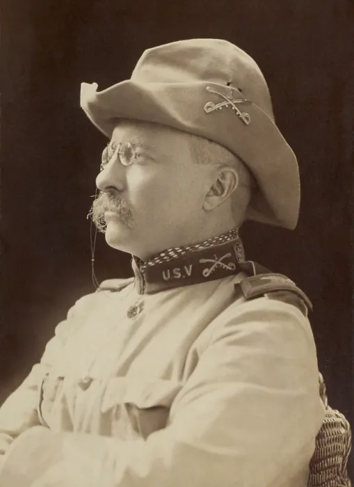 Framed Print : Col. Theodore Roosevelt in uniform of 1st United States Volunteer Cavalry, Oct. 14, 1898. Photo by Benjamin J. Falk (BSLOC_2017_6_33)