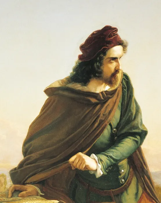 Framed Print : Cola di Rienzo Contemplating the Ruins of Ancient Rome, by Federico Faruffini, 1855, 19th Century, oil on canvas, cm 156 x 122 - Italy, Lombardy, Milan, private collection Framed Print : Cola di Rienzo Contemplating the Ruins of Ancient Rome, by Federico Faruffini, 1855, 19th Century, oil on canvas, cm 156 x 122 - Italy, Lombardy, Milan, private collection