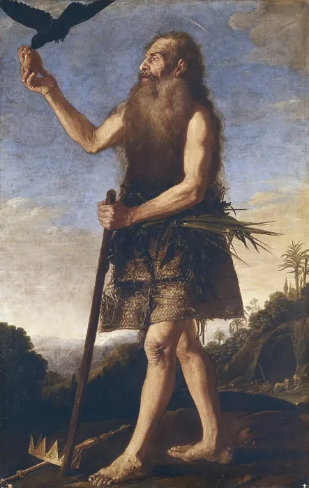 Framed Print : COLLANTES, Francisco (1599-1656). Saint Onuphrius. 1630s. Flemish art. Oil on canvas. SPAIN. Madrid. Prado Museum