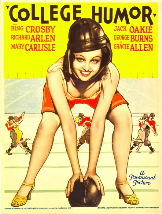 Framed Print : COLLEGE HUMOR, Mary Carlisle on midget window card, 1933