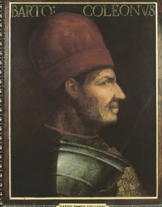 Framed Print : COLLEONI, Bartolomeo (1400-1475). Italian condottiero. Painting. ITALY. Florence. Pitti Palace. AISA / Everett Collection**US SALES ONLY** Framed Print : COLLEONI, Bartolomeo (1400-1475). Italian condottiero. Painting. ITALY. Florence. Pitti Palace. AISA / Everett Collection**US SALES ONLY**