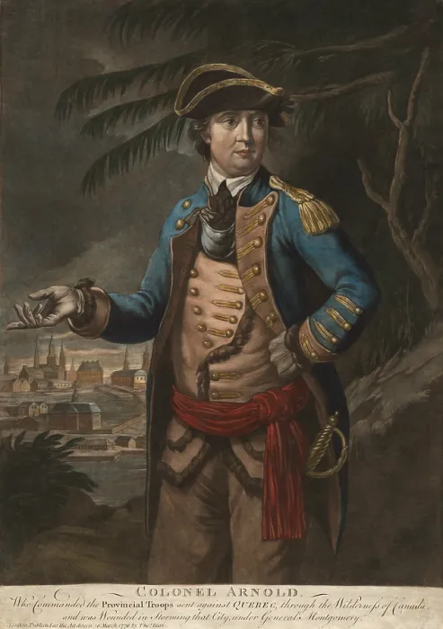 Framed Print : Colonel Benedict Arnold was appointed commander of West Point in July 1780 by George Washington