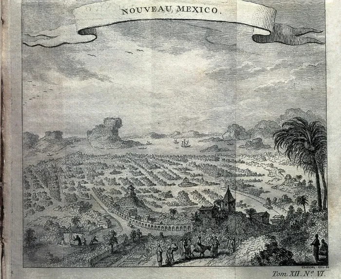 Framed Print : Colonial America (17th c.). Central America. Viceroyalty of Mexico (1625). New Mexico in 1625. Panorama of the city. Engraving. AISA / Everett Collection**US SALES ONLY** Framed Print : Colonial America (17th c.). Central America. Viceroyalty of Mexico (1625). New Mexico in 1625. Panorama of the city. Engraving. AISA / Everett Collection**US SALES ONLY**