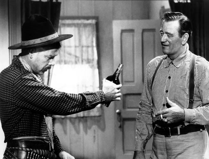 Framed Print : THE COMANCHEROS, from left: Lee Marvin, John Wayne, 1961, TM and Copyright (c) 20th Century-Fox Film Corp. All Rights Reserved Framed Print : THE COMANCHEROS, from left: Lee Marvin, John Wayne, 1961, TM and Copyright (c) 20th Century-Fox Film Corp. All Rights Reserved