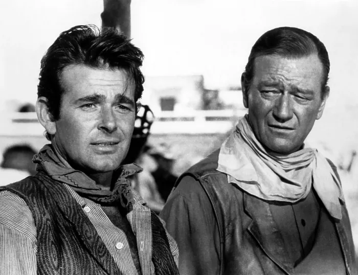 Framed Print : THE COMANCHEROS, from left: Stuart Whitman, John Wayne, 1961, TM and Copyright (c) 20th Century-Fox Film Corp. All Rights Reserved Framed Print : THE COMANCHEROS, from left: Stuart Whitman, John Wayne, 1961, TM and Copyright (c) 20th Century-Fox Film Corp. All Rights Reserved
