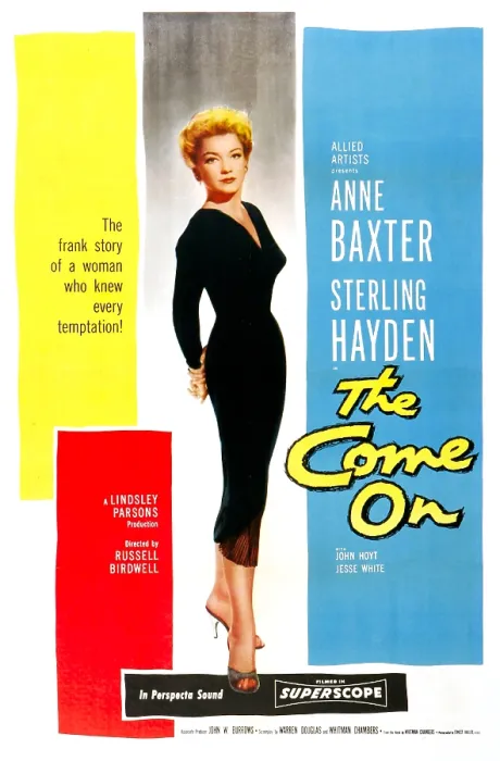 Framed Print : THE COME ON, US poster, Anne Baxter, 1956