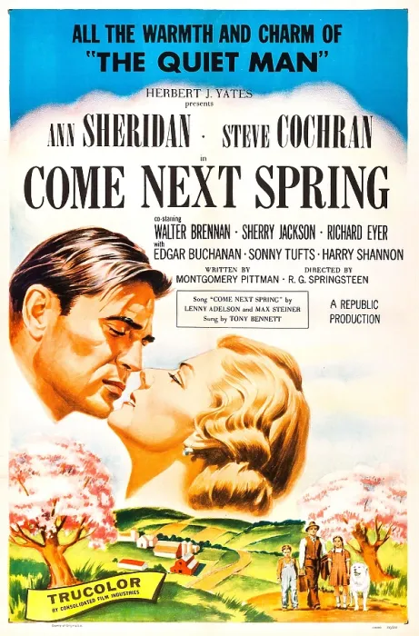 Framed Print : COME NEXT SPRING, US poster, Steve Cochran, Ann Sheridan, 1956