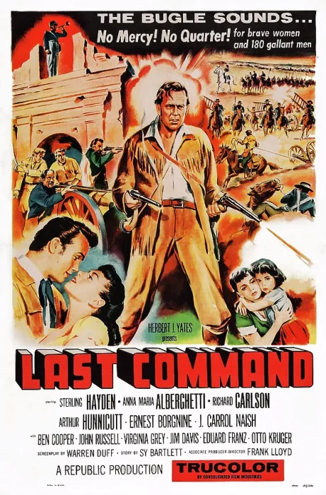 Framed Print : LAST COMMAND, US poster art, Sterling Hayden, 1955
