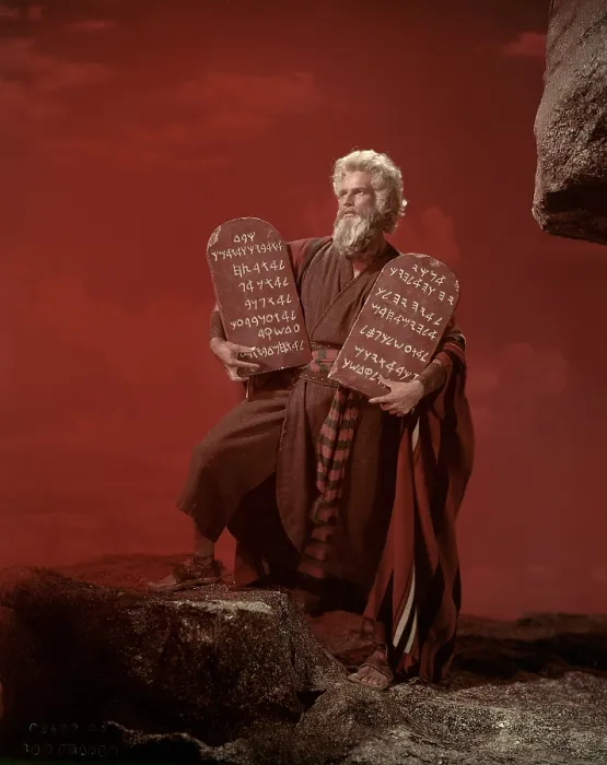 Framed Print : THE TEN COMMANDMENTS, Charlton Heston, 1956