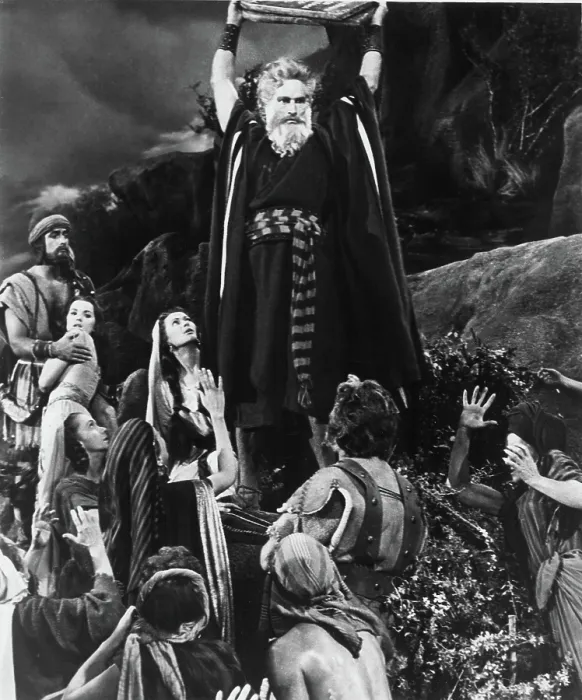 Framed Print : THE TEN COMMANDMENTS, Charlton Heston, 1956