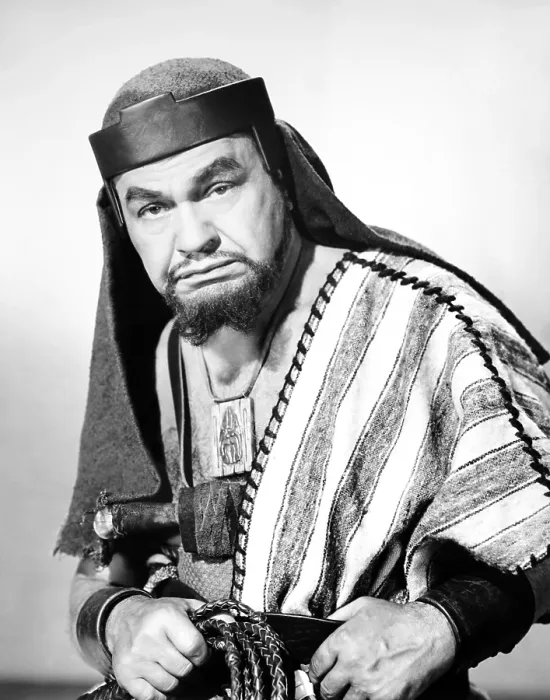 Framed Print : THE TEN COMMANDMENTS, Edward G. Robinson, 1956