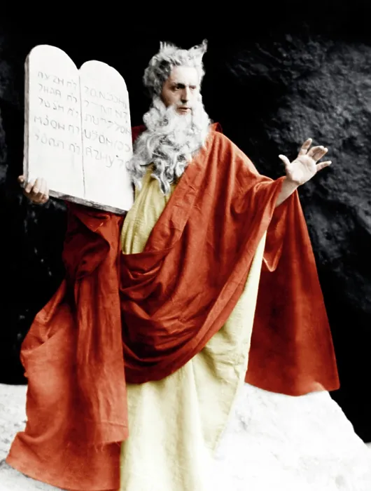 Framed Print : THE TEN COMMANDMENTS, Theodore Roberts, 1923 Framed Print : THE TEN COMMANDMENTS, Theodore Roberts, 1923